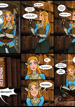 Zelda in a library The Legend of Zelda by Olena Minko (Chapter 01)