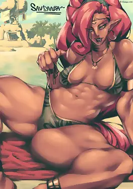Urbosa Bikini Set The Legend of Zelda by Noodlenood (Chapter 01)