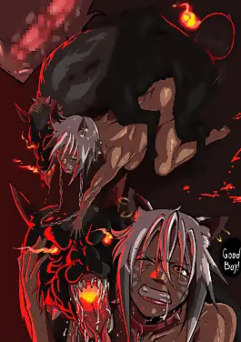 Getting fucked by a Hellhound by UselessBegging (Chapter 01)