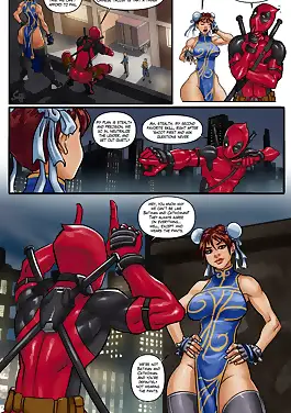 Deadpool and Chun-Li: Lusty Weapons by Sorje (Chapter 01)